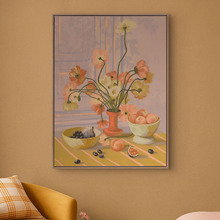 Poppies & Figs Canvas Wall Art