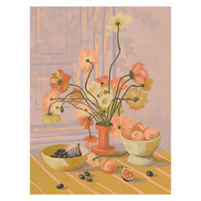 Poppies & Figs Canvas Wall Art