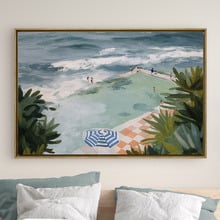 Ocean Pool Canvas Wall Art