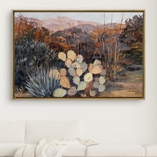 Evening Glow Canvas Wall Art