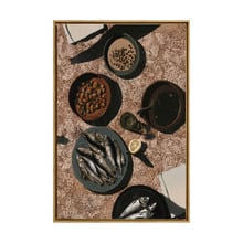 Mezze Platter II Canvas Wall Art