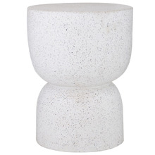 White Kara Terrazzo Stool