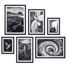 6 Piece Photographic Framed Printed Wall Art Set
