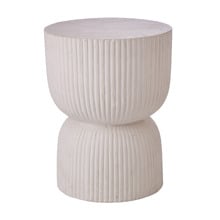 Cream Etta Ceramic Stool