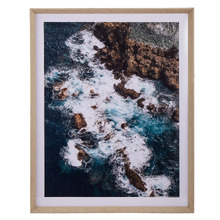 Rock Pool Framed Paper Print Wall Art