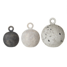 3 Piece Damiana Ceramic Ornament Set