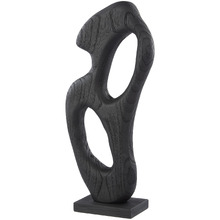 45cm Abstract Paulownia Wood Sculpture