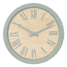 42cm Teddy Fir Wood Wall Clock