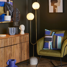 Braus Terrazzo & Glass Floor Lamp
