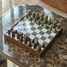 Arkin Pine Wood Chess Game Set