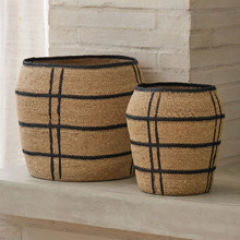 2 Piece Meridian Seagrass Basket Set
