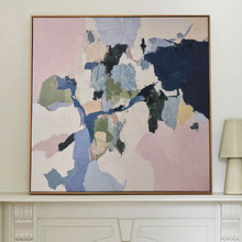 Elemental Flow Framed Canvas Wall Art