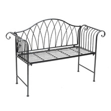 Paris Garden Steel Outdoor Bench