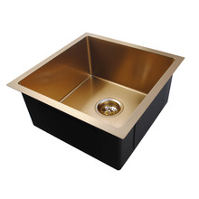 Brushed Gold Cleopatra Single Sink Bowl