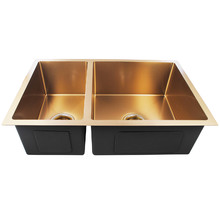 Cleopatra 710mm Double Stainless Steel Kitchen Sink