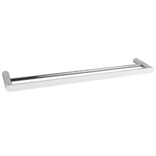 Rumia 800mm Chrome Double Stainless Steel Towel Rail