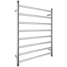 8 Bar Round Electric Heated Towel Rack