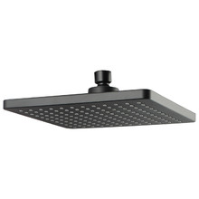 Eva 200mm Matte Black Square Shower Head