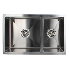 Silver Satin Stainless Steel 1.75 Kitchen Sink Bowl