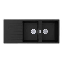 1160mm Double Granite Kitchen Sink with Drainer