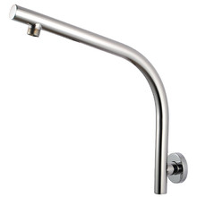 Euro Chrome Round Gooseneck Shower Arm