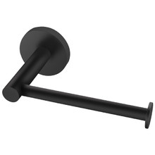 Euro Black Toilet Roll Holder