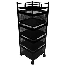 4 Tier Steel Kitchen Storage Shelf Organiser