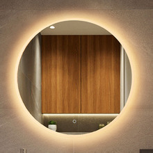 Silver Cargill Round LED Bathroom Mirror