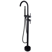 Euro Floor Mounted Bath Mixer With Hand Shower