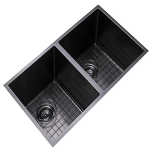Tephra 820mm Double Stainless Steel Kitchen Sink & Accessories Package
