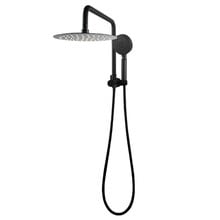 Euro 250mm 4 Function Short Twin Shower