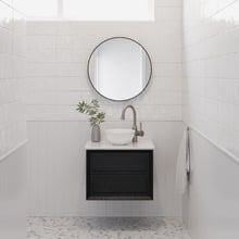 Cass 280mm Above Counter Round Ceramic Basin