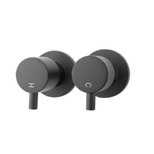 Jagael Short Twin Shower Tap Set