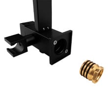 Ottimo Black Short Twin Shower & Wall Tap Set