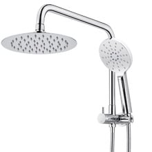Colby Stainless Steel Short Twin Shower