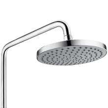 Euro 200mm 4 Function Short Twin Shower