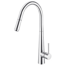 Chrome Swivel Pull-Out Kitchen Mixer Tap