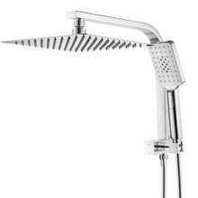Andon 250mm Gooseneck Short Twin Shower