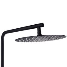 Solander Matte Black Twin Shower