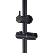 Solander Matte Black Twin Shower