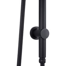 Solander Matte Black Twin Shower