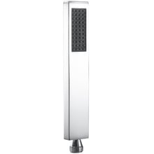 Chrome Square Microphone Hand-held Shower & Hose