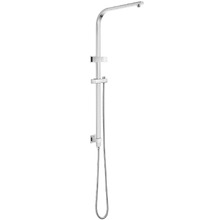 Finn Chrome Twin Rail Shower Body Only