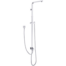 Finn Chrome Twin Rail Shower Retro Fit Body