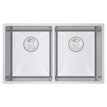 Melotte 770mm Double Stainless Steel Kitchen Sink