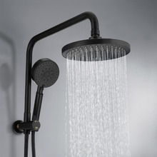 Maxim Black Twin Shower