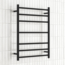 Reese 600 x 800mm Stainless Steel 7 Bar Heated Towel Rail