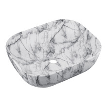 Ascot White 485mm Rectangular Ceramic Basin