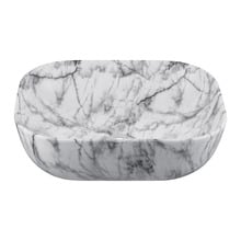 Ascot White 485mm Rectangular Ceramic Basin