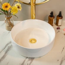 Rhonda 350mm Above Counter Round Ceramic Basin